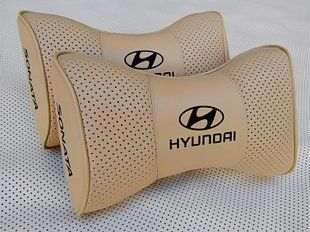 Подушка на подголовник в авто Hyundai 1шт.