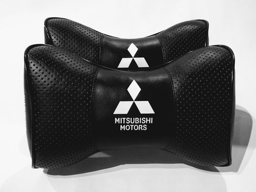 Подушка на подголовник в авто Mitsubishi 1шт.
