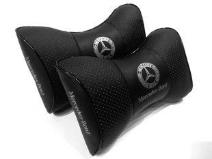 Подушка на подголовник в авто Mercedes-Benz 1шт.