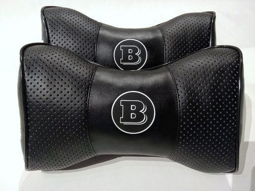 Подушка на подголовник в авто BRABUS 1шт.