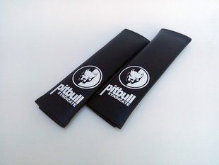 Подушки накладки на ремень безопасности PITBULL черная