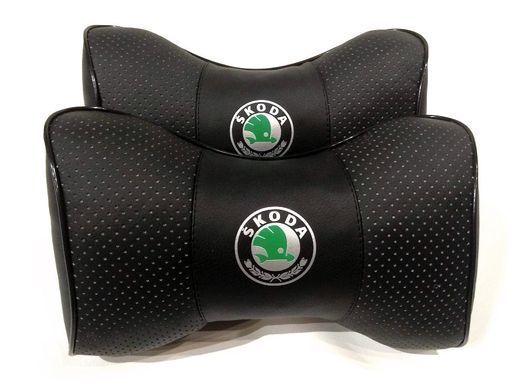 Подушка на подголовник в авто Skoda 1шт.