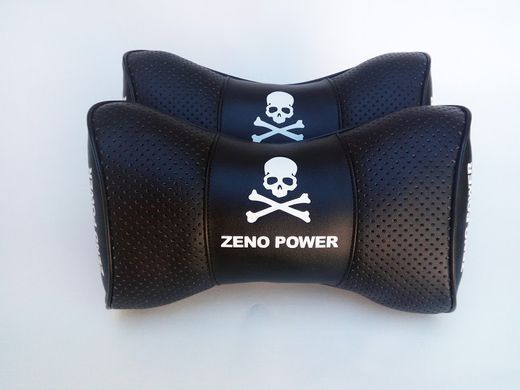 Подушка на підголовник ZenoPower чорна 1шт