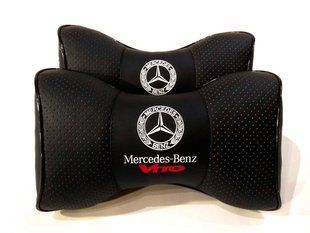Подушка на подголовник в авто Mercedes-Benz 1шт.