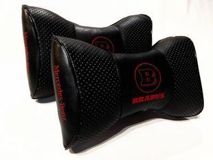 Подушка на подголовник в авто BRABUS 1шт.