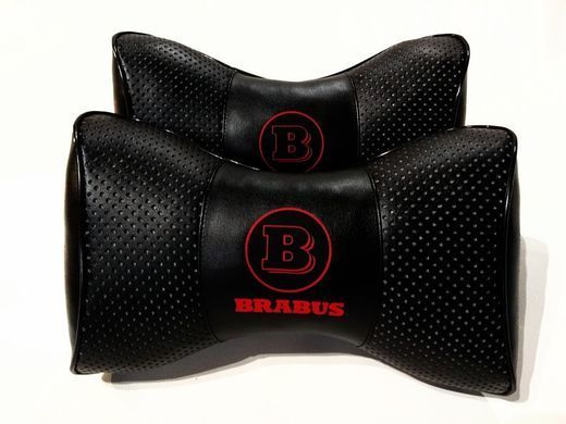 Подушка на підголовник авто BRABUS 1 шт