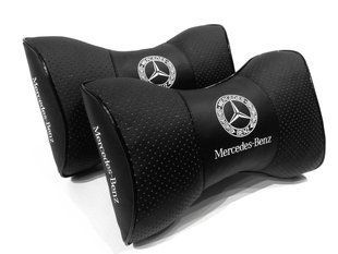 Подушка на подголовник в авто Mercedes-Benz 1шт.