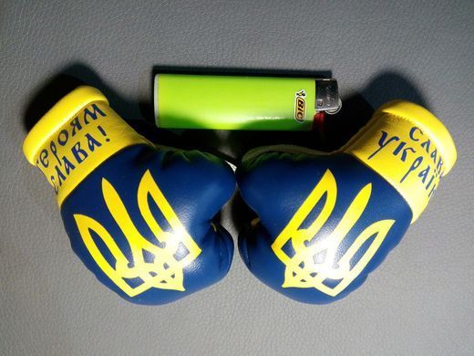 Подвеска боксерские перчатки Слава Украине!
