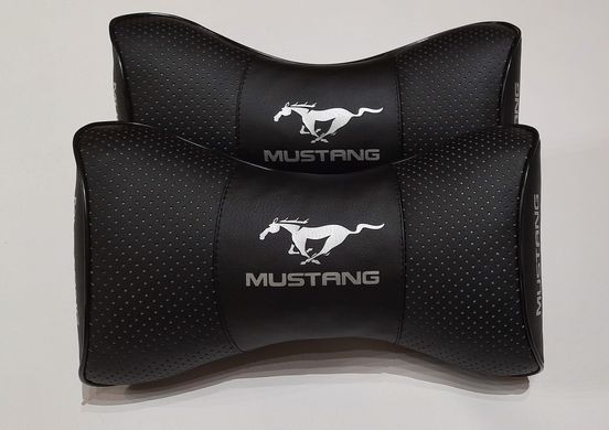 Подушка на подголовник в авто Mustang 1шт.