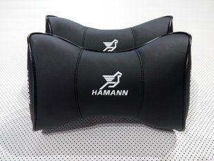 Подушка на подголовник Hamann черная 1шт.