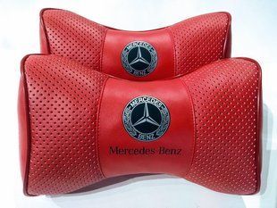 Подушка на подголовник в авто Mercedes-Benz 1шт.