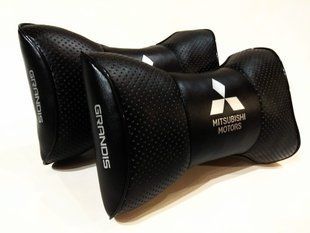 Подушка на підголовник авто Mitsubishi 1 шт