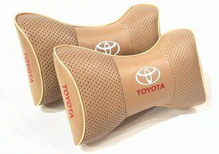 Подушка на подголовник в авто Toyota 1шт.