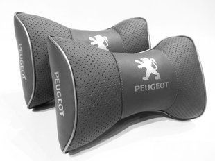 Подушка на подголовник в авто Peugeot 1шт.