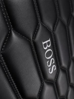 Чехол на офисное кресло черный BOSS экокожа 00878