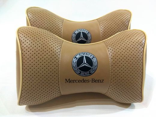 Подушка на подголовник в авто Mercedes-Benz 1шт.