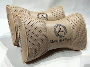 Подушка на подголовник в авто Mercedes-Benz 1шт.