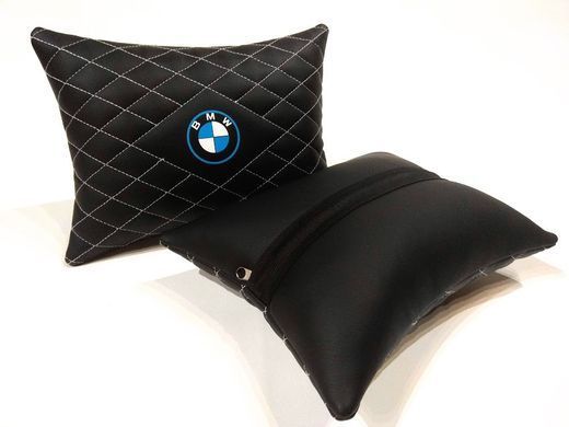 Подушка на подголовник в авто BMW 1шт.